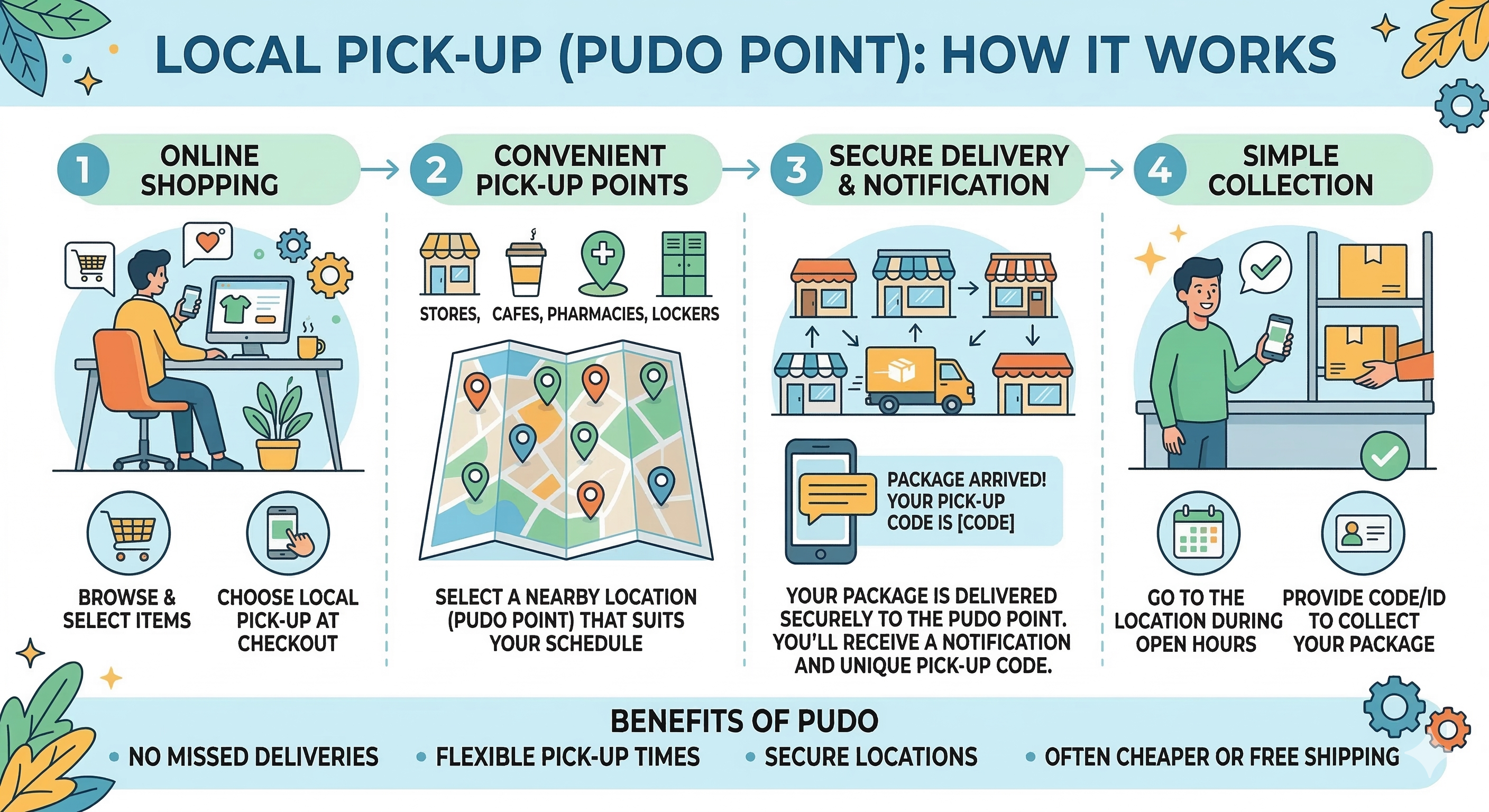 PUDOPoint local pick-up service